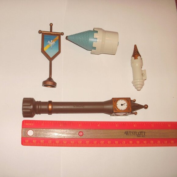 VTG Walt Disney World Cinderella Monorail Castle Parts CLOCK STAIRS FLAG TOWERS - Picture 2 of 6